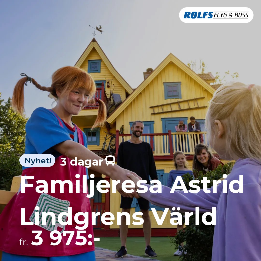 Familjeresa Astrid Lindgrens Värld