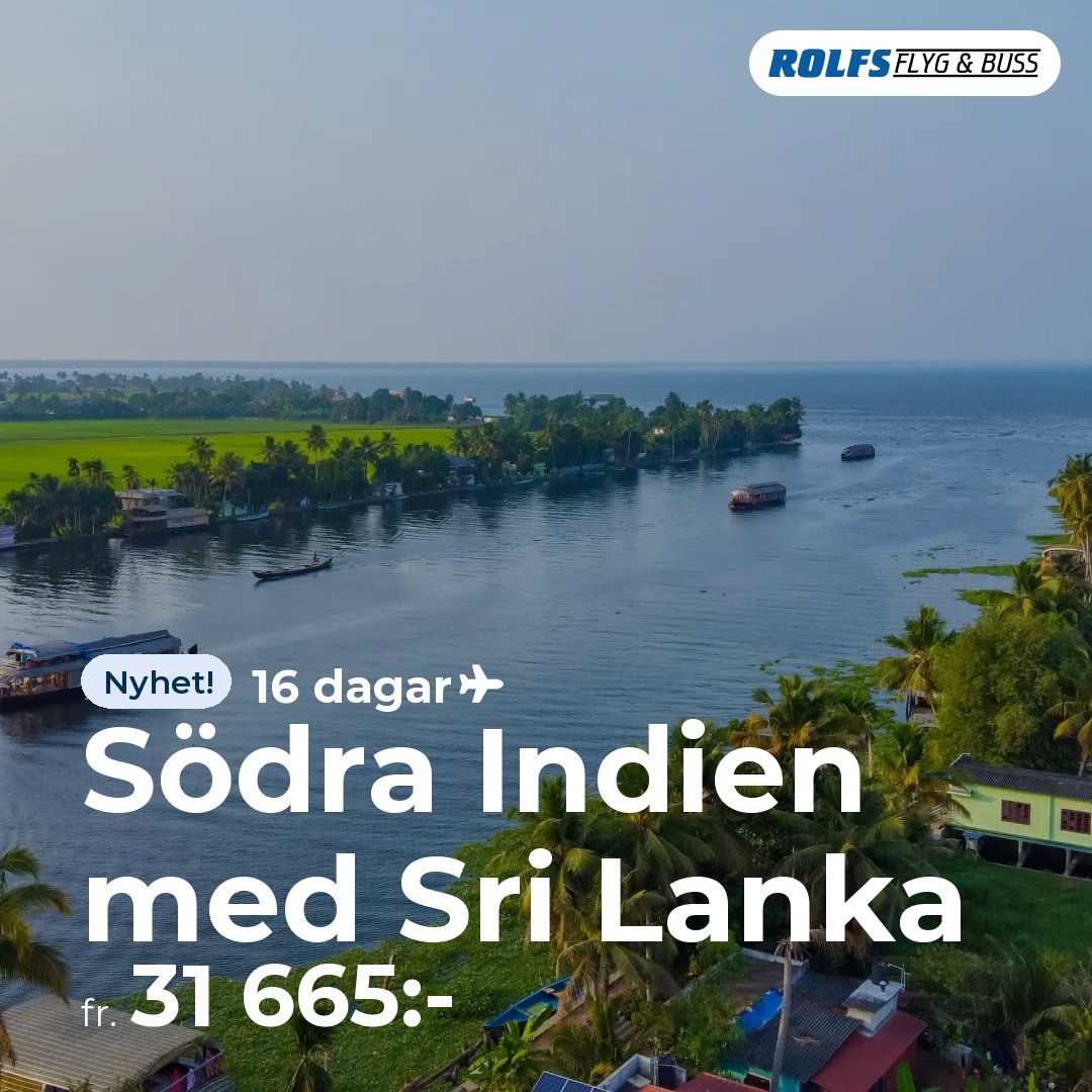 Södra Indien med Sri Lanka