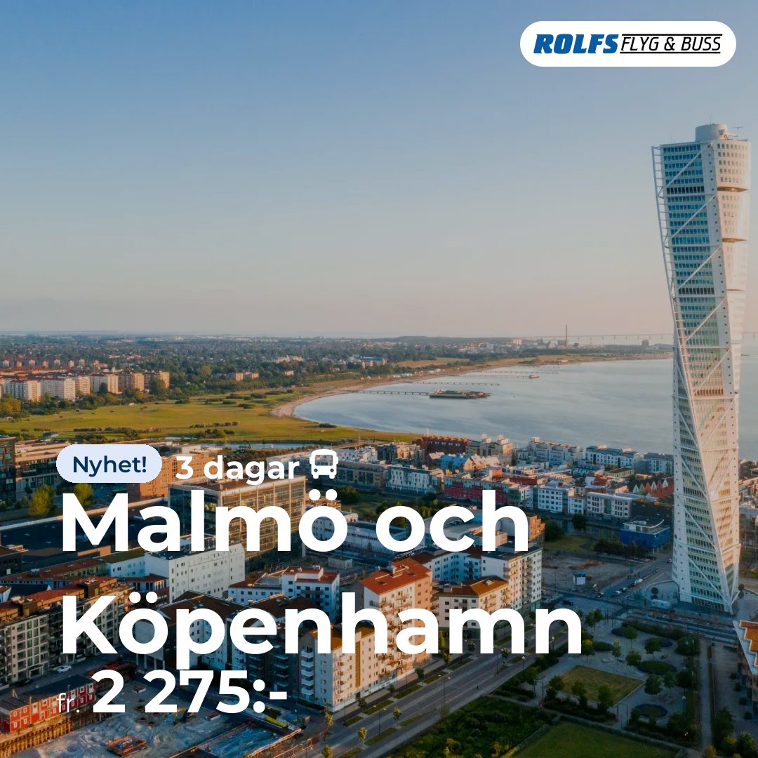 Malmö och Köpenhamn - 3 dagar