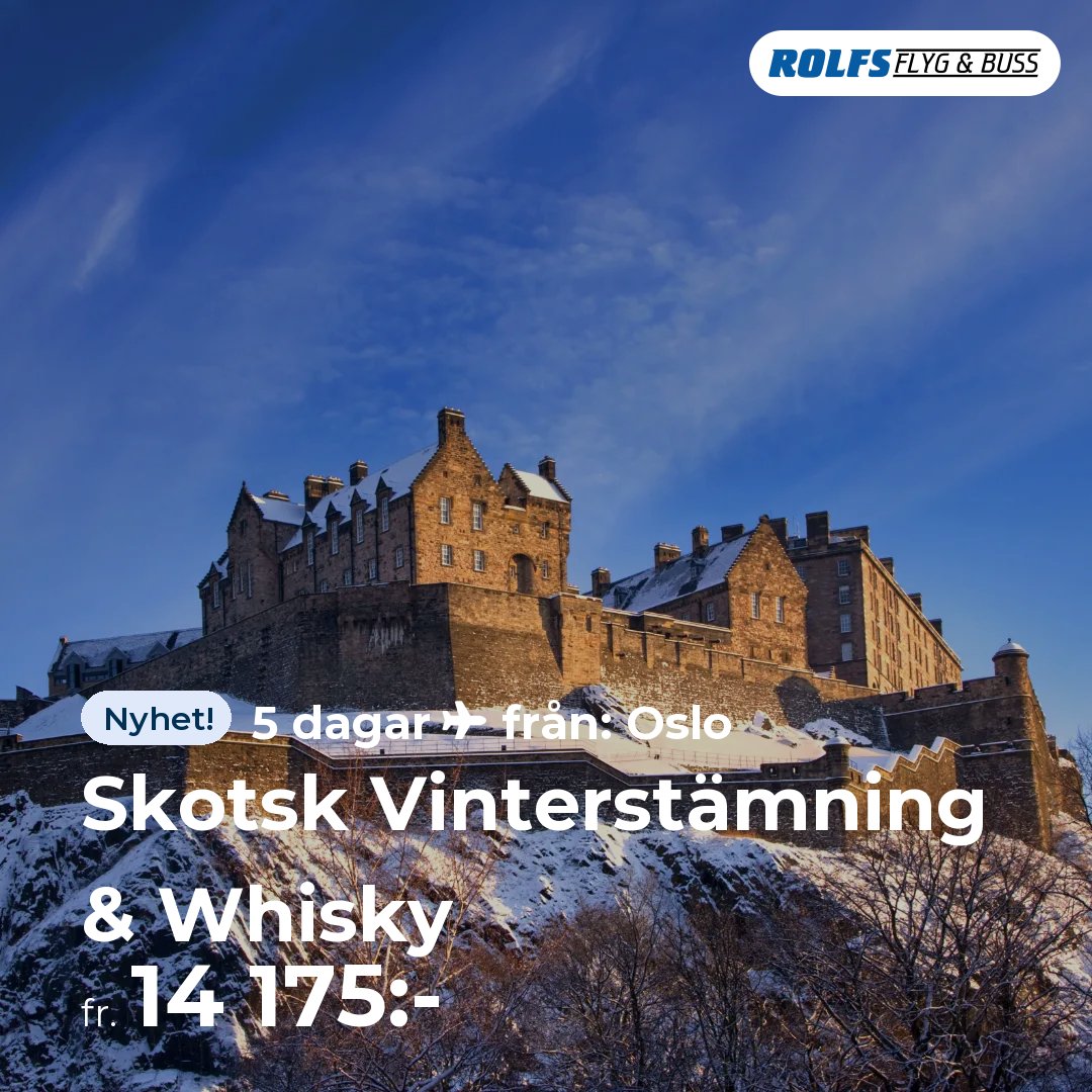 Skotsk Vinterstämning & Whisky