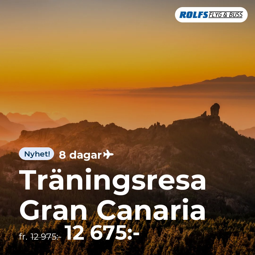 Träningsresa Gran Canaria