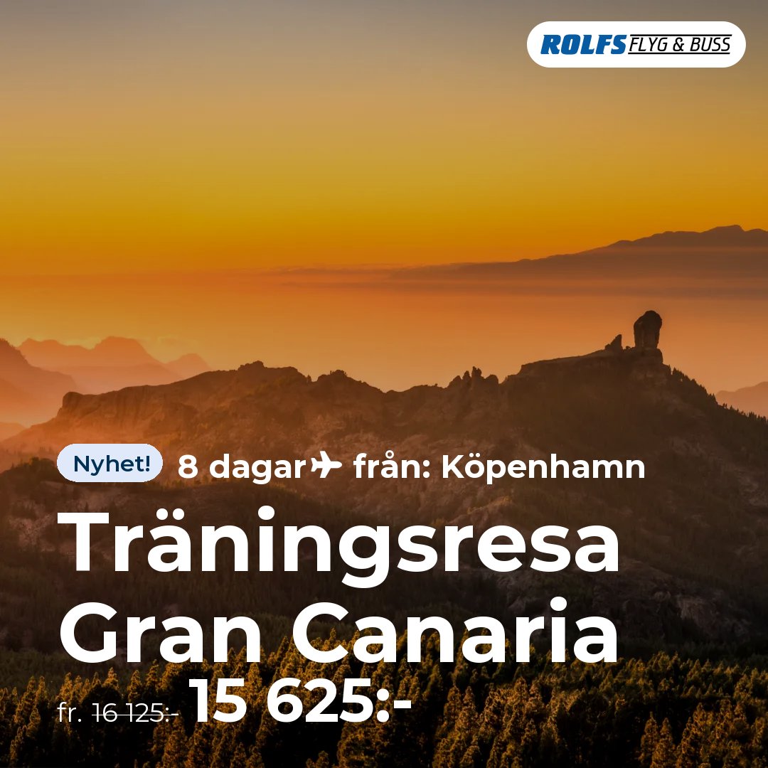 Träningsresa Gran Canaria