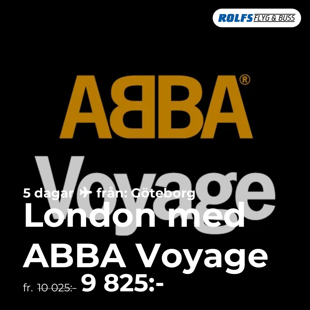 London med ABBA Voyage - 5 dagar
