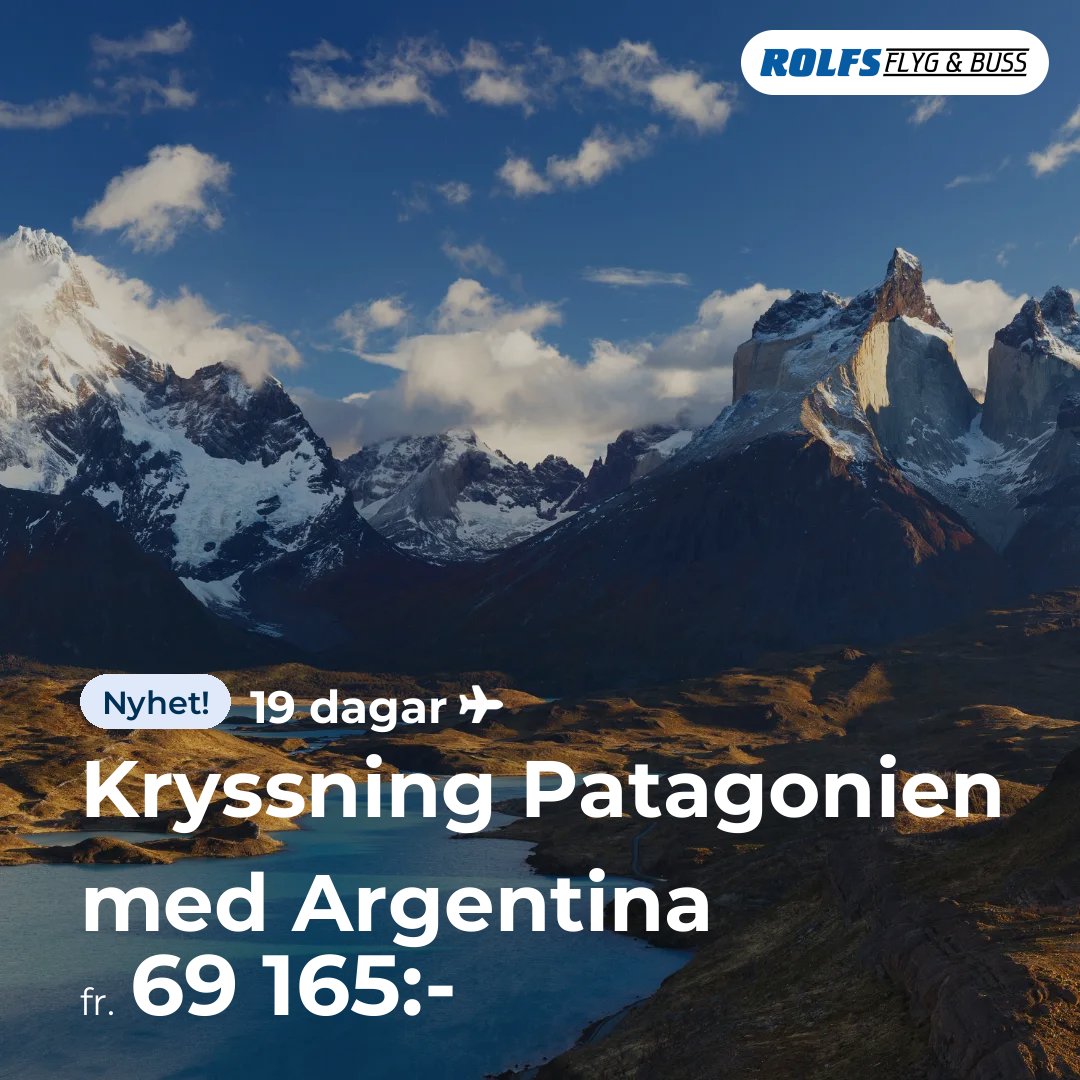 Kryssning Patagonien med Argentina