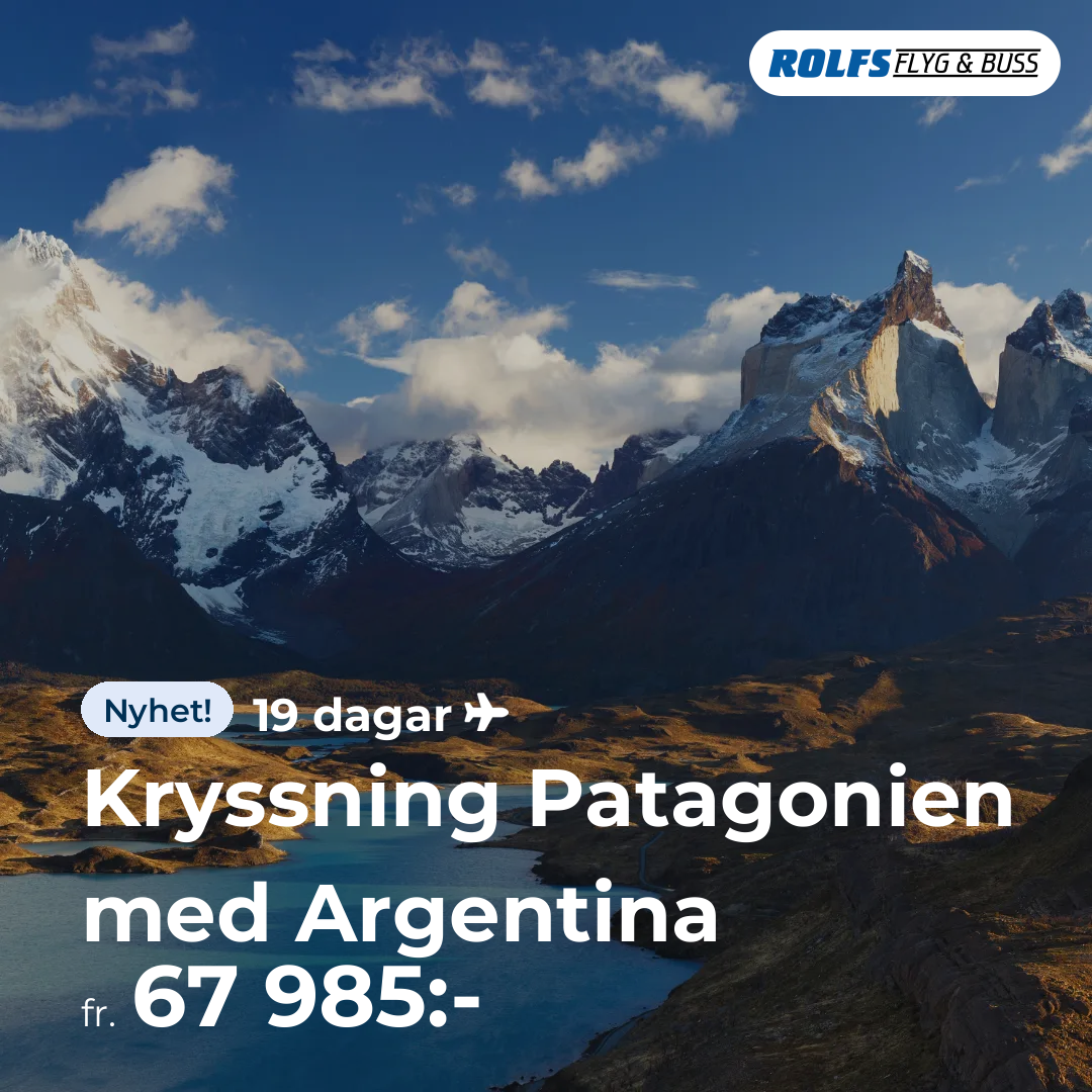 Kryssning Patagonien med Argentina