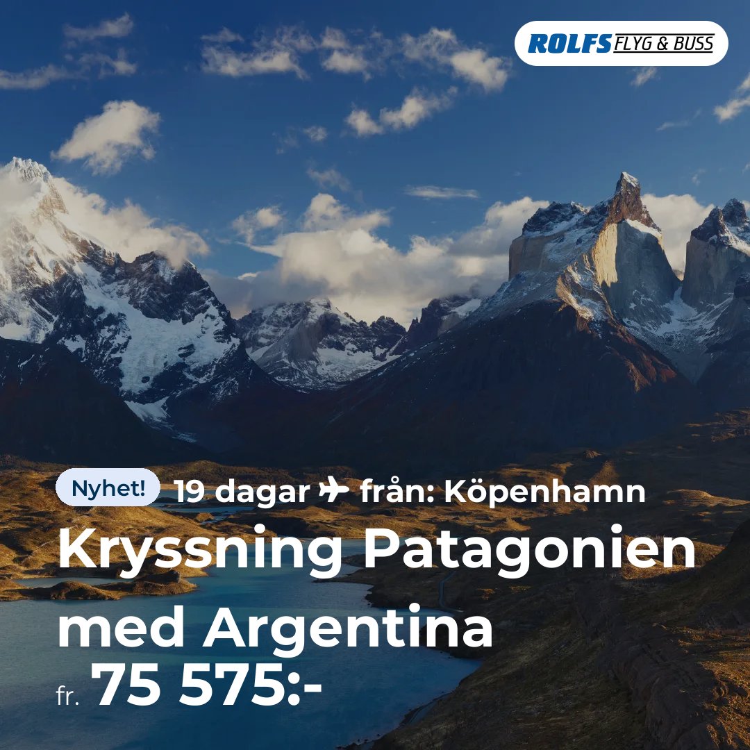 Kryssning Patagonien med Argentina