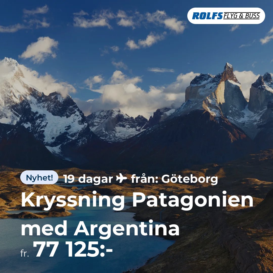 Kryssning Patagonien med Argentina