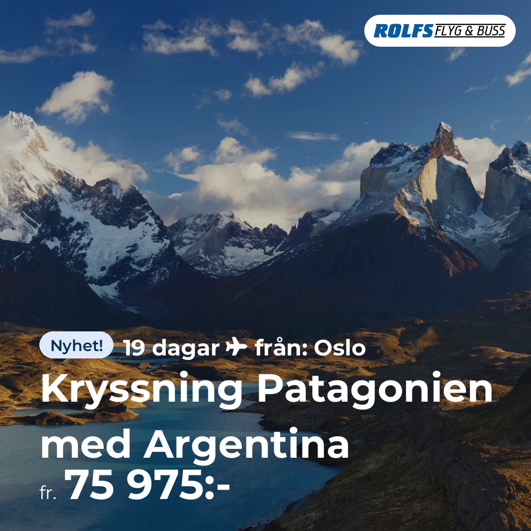 Kryssning Patagonien med Argentina