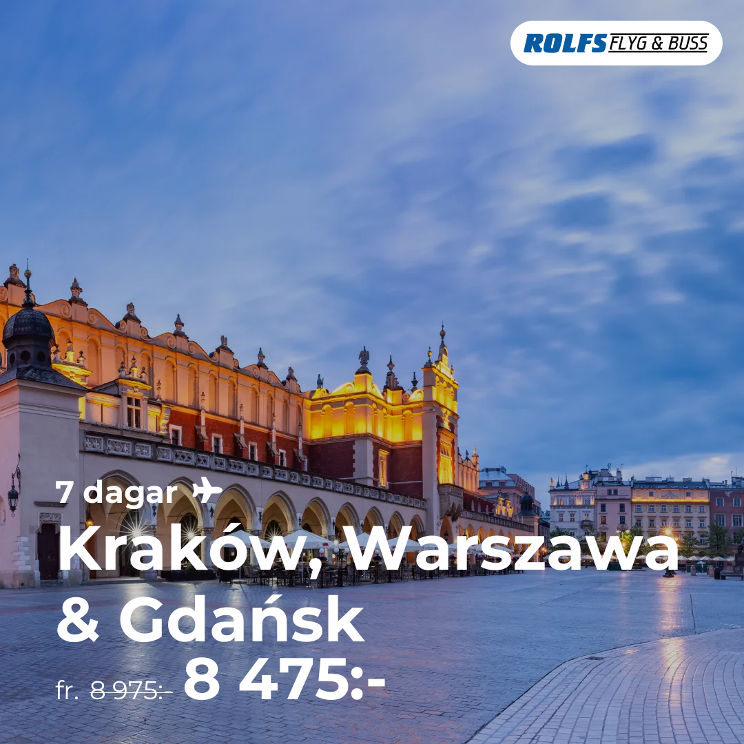 Kraków, Warszawa & Gdańsk