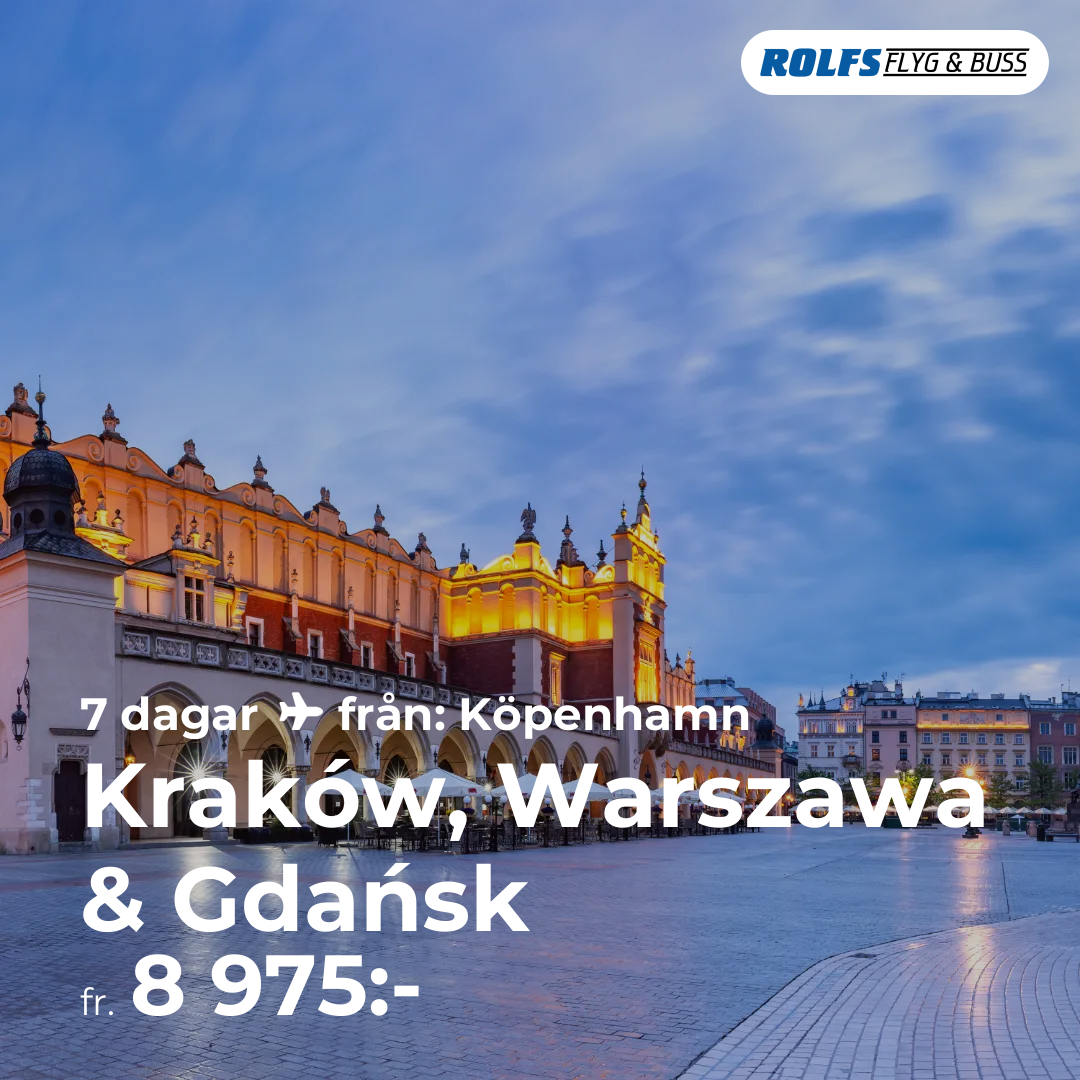 Kraków, Warszawa & Gdańsk