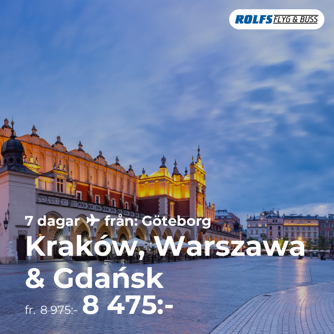 Kraków, Warszawa & Gdańsk