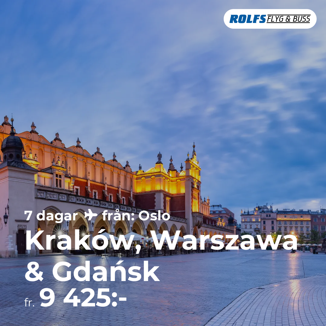 Kraków, Warszawa & Gdańsk