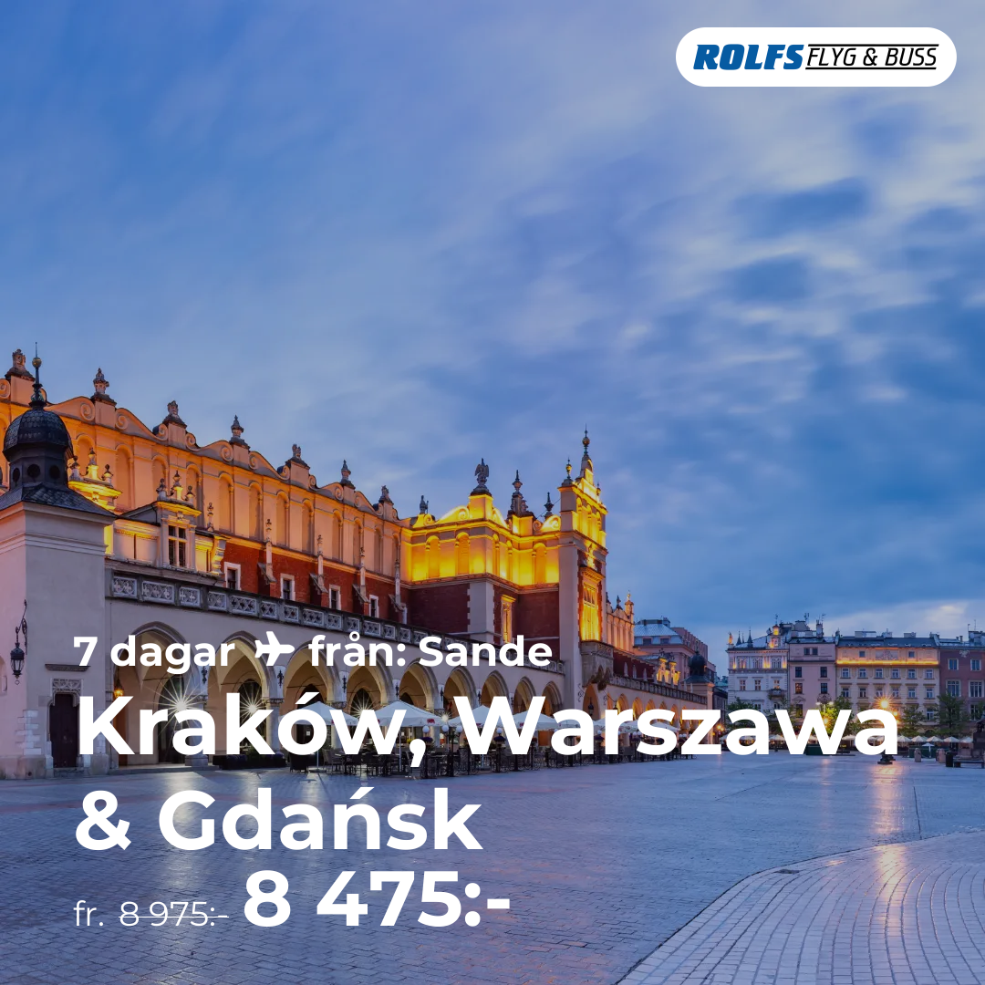 Kraków, Warszawa & Gdańsk