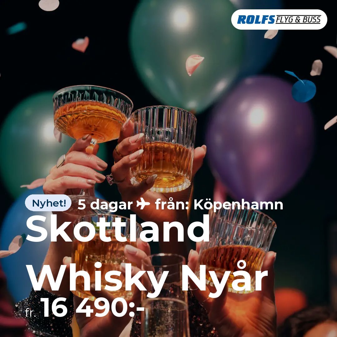 Skottland Whisky Nyår