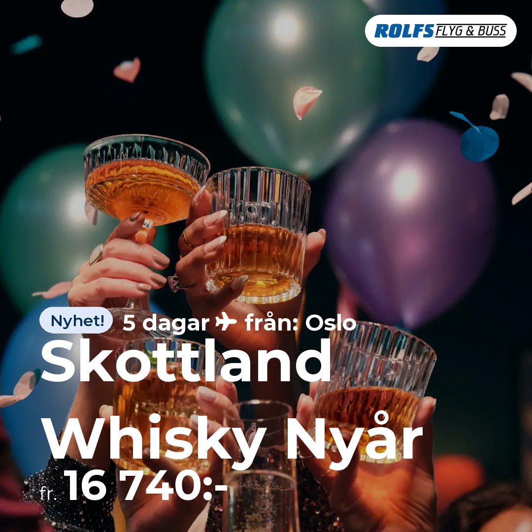 Skottland Whisky Nyår