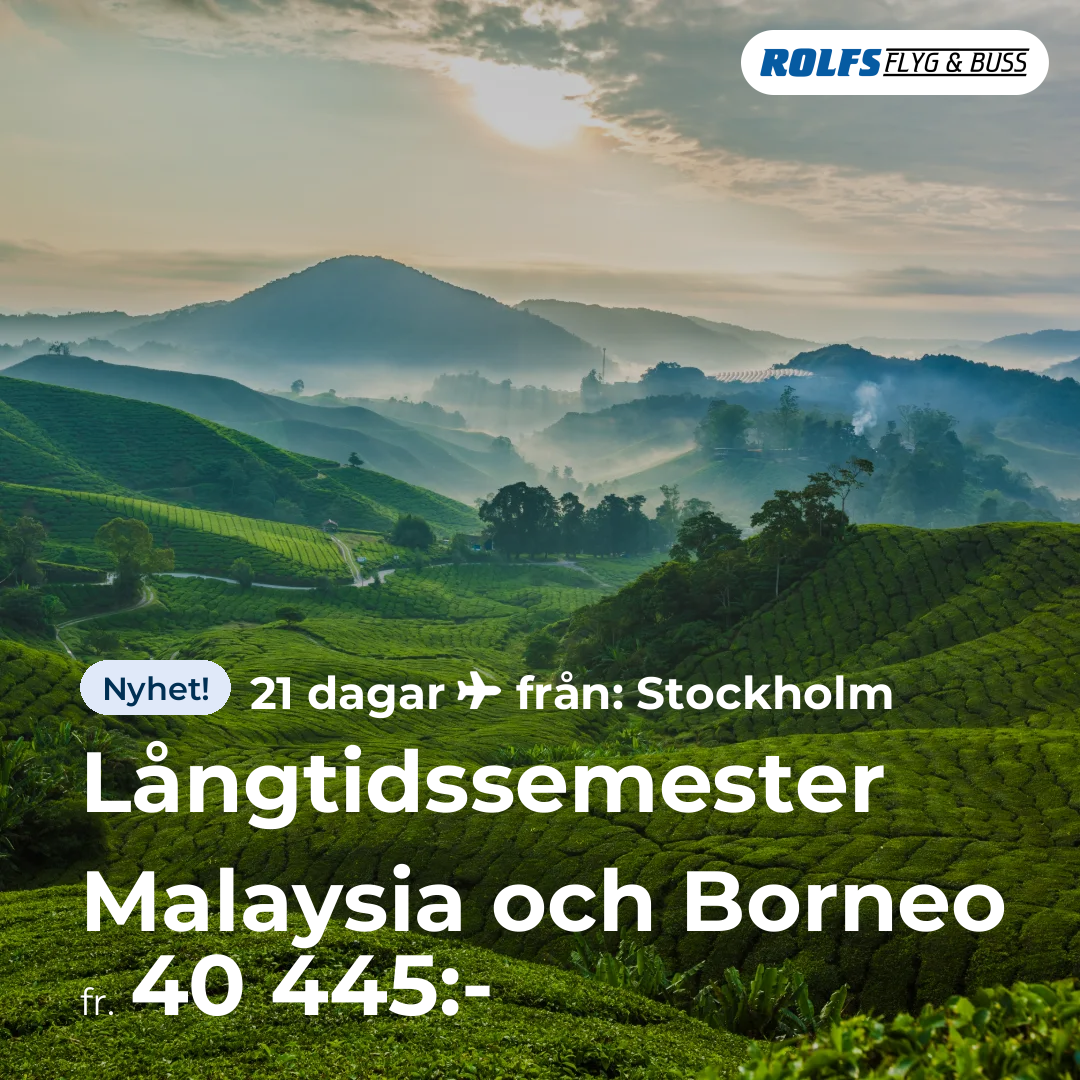 Långtidssemester Malaysia och Borneo