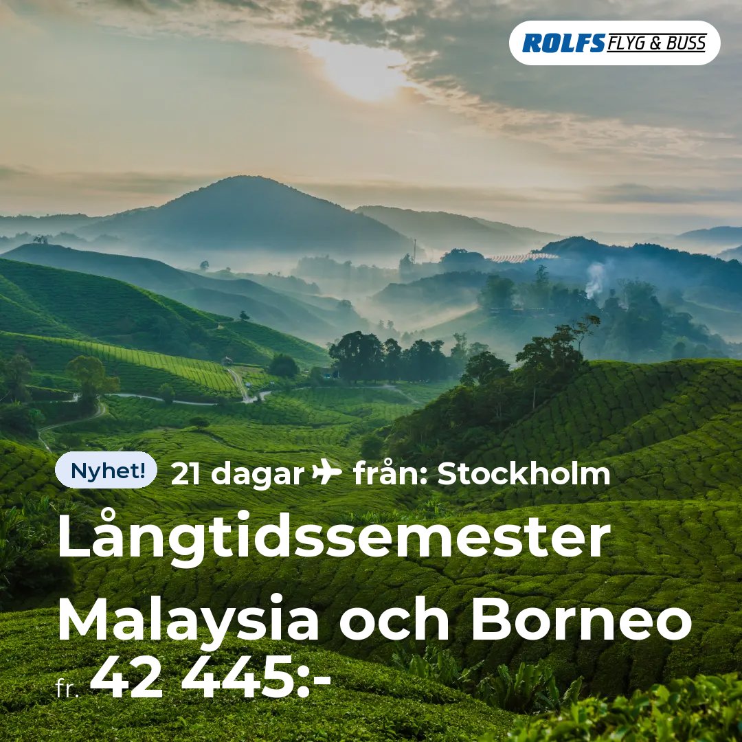 Långtidssemester Malaysia och Borneo