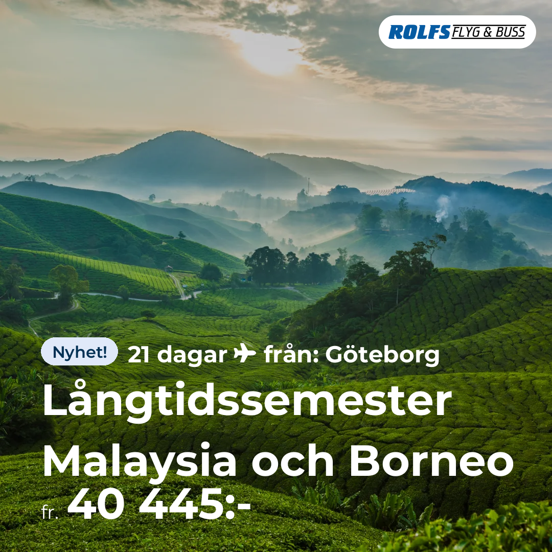 Långtidssemester Malaysia och Borneo