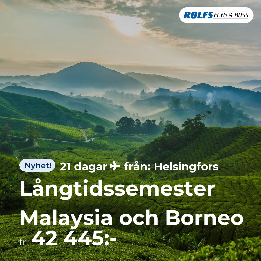Långtidssemester Malaysia och Borneo