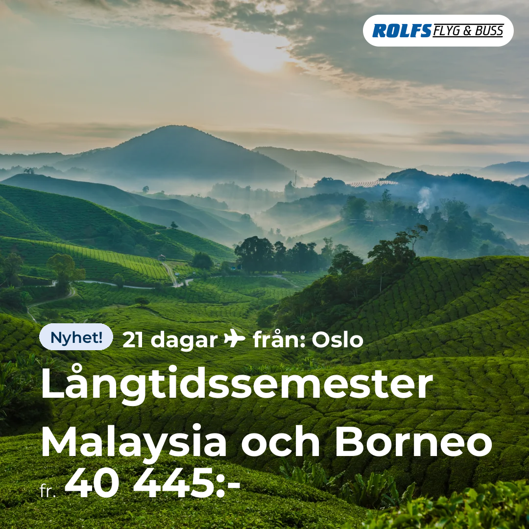 Långtidssemester Malaysia och Borneo