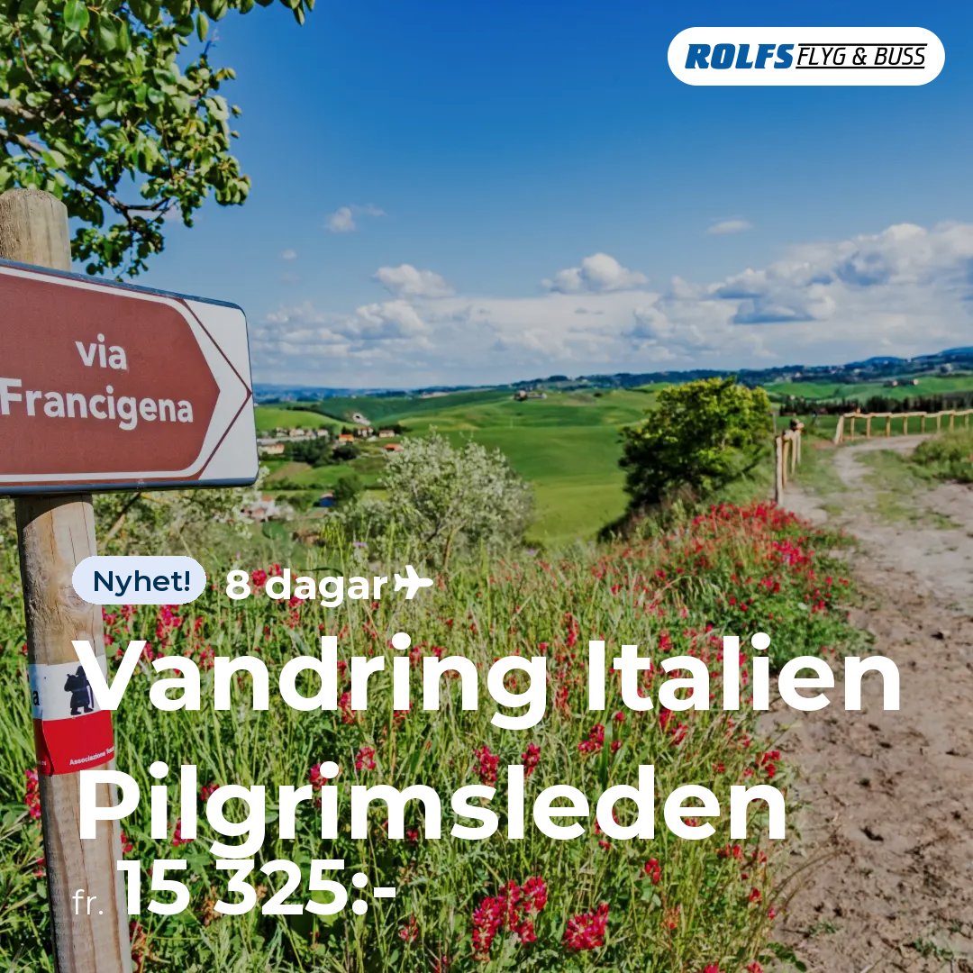 Vandring Italien Pilgrimsleden