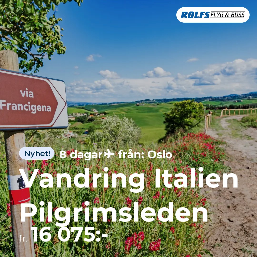 Vandring Italien Pilgrimsleden