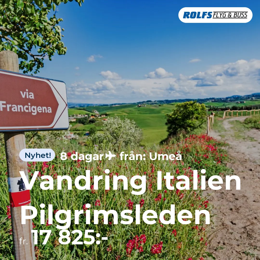 Vandring Italien Pilgrimsleden