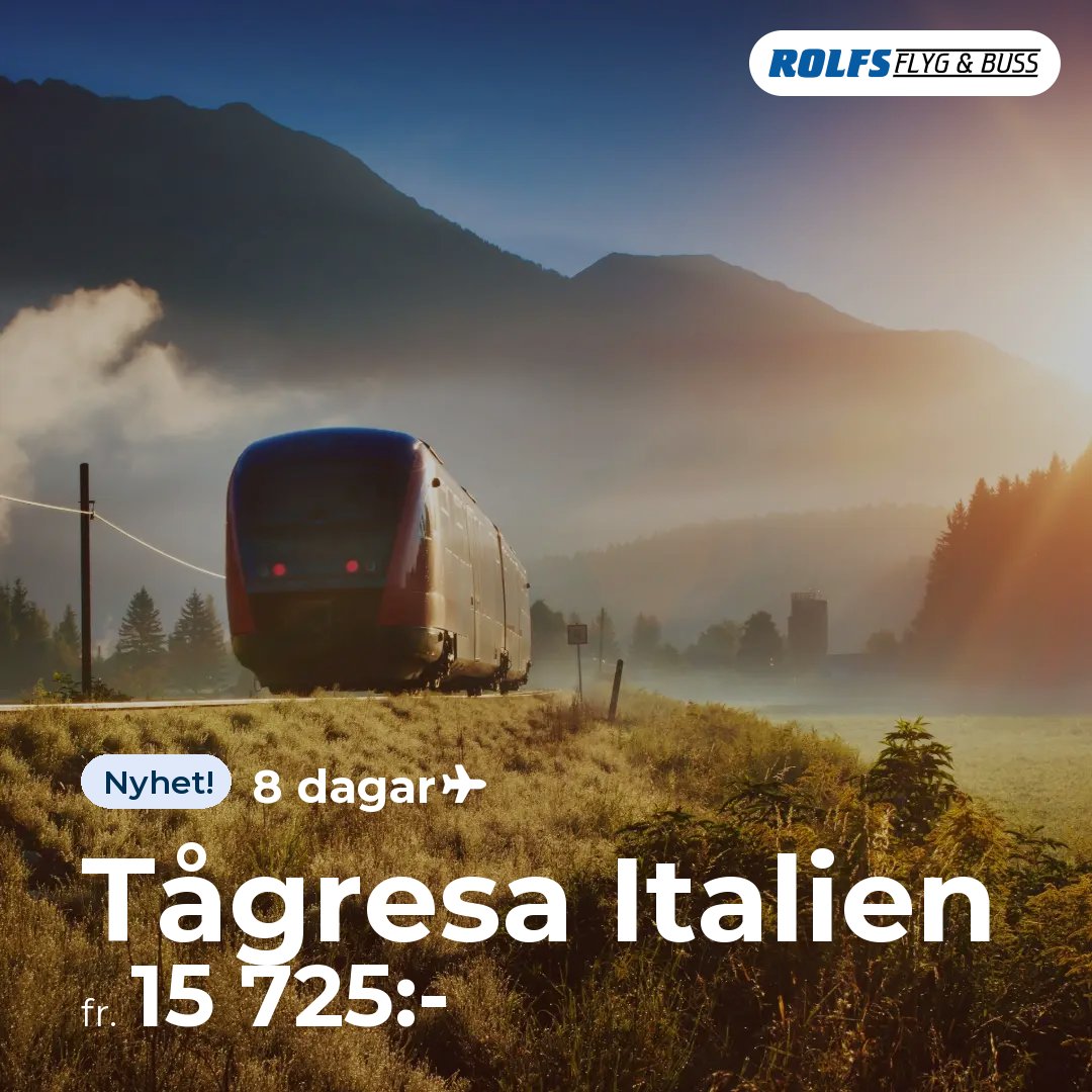 Tågresa Italien