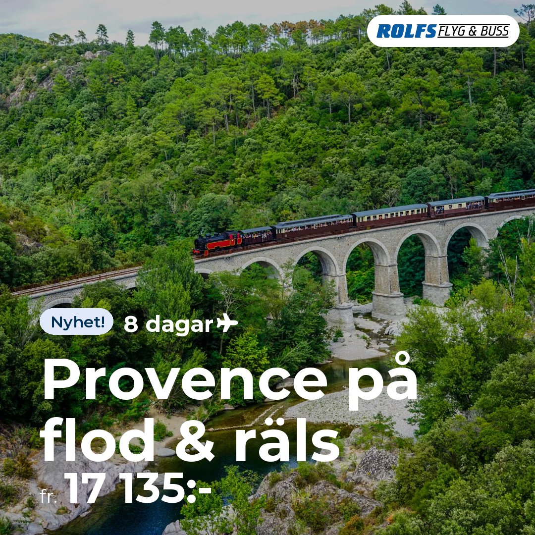 Provence på flod & räls