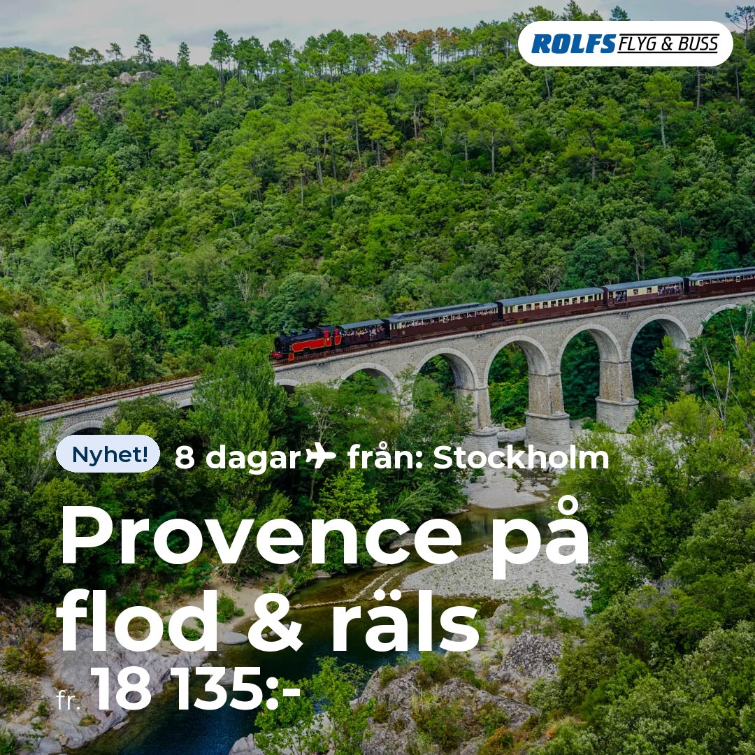 Provence på flod & räls