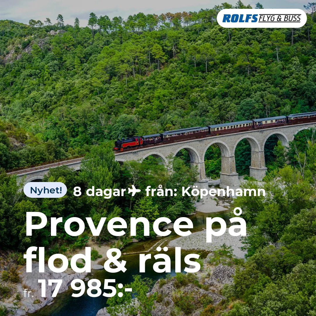 Provence på flod & räls