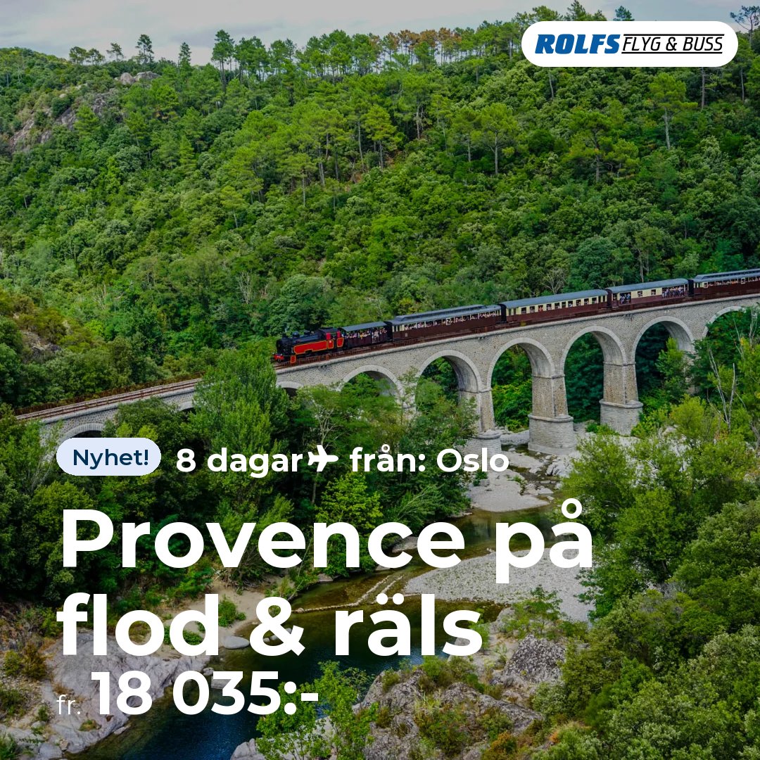 Provence på flod & räls