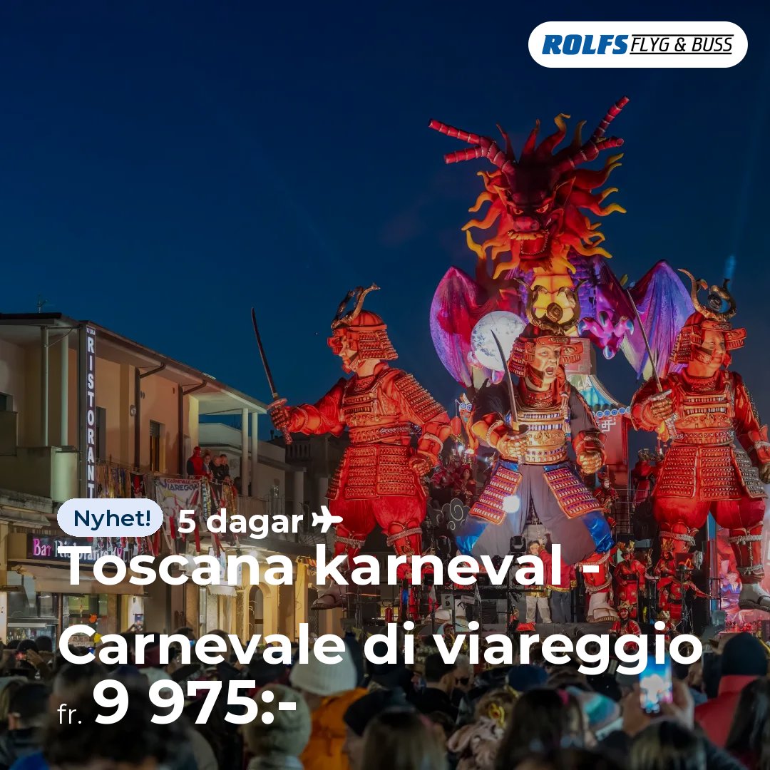 Toscana karneval - Carnevale di viareggio