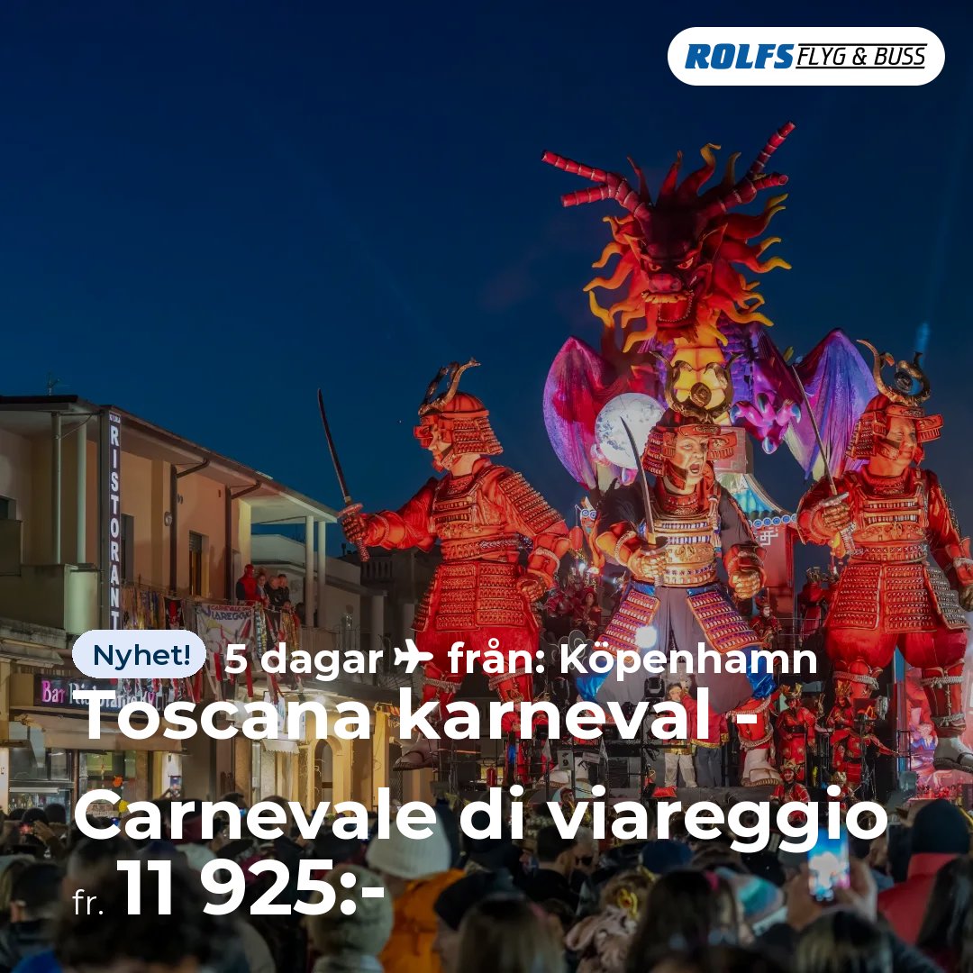 Toscana karneval - Carnevale di viareggio