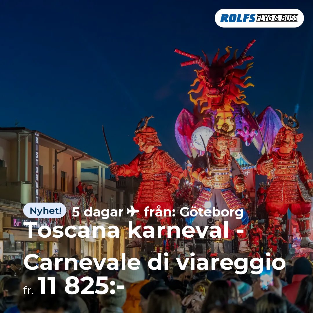 Toscana karneval - Carnevale di viareggio