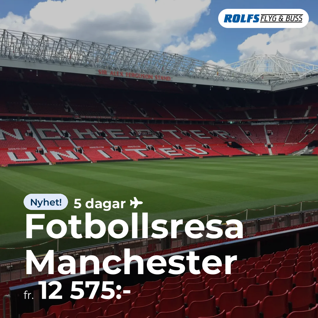 Fotbollsresa Manchester