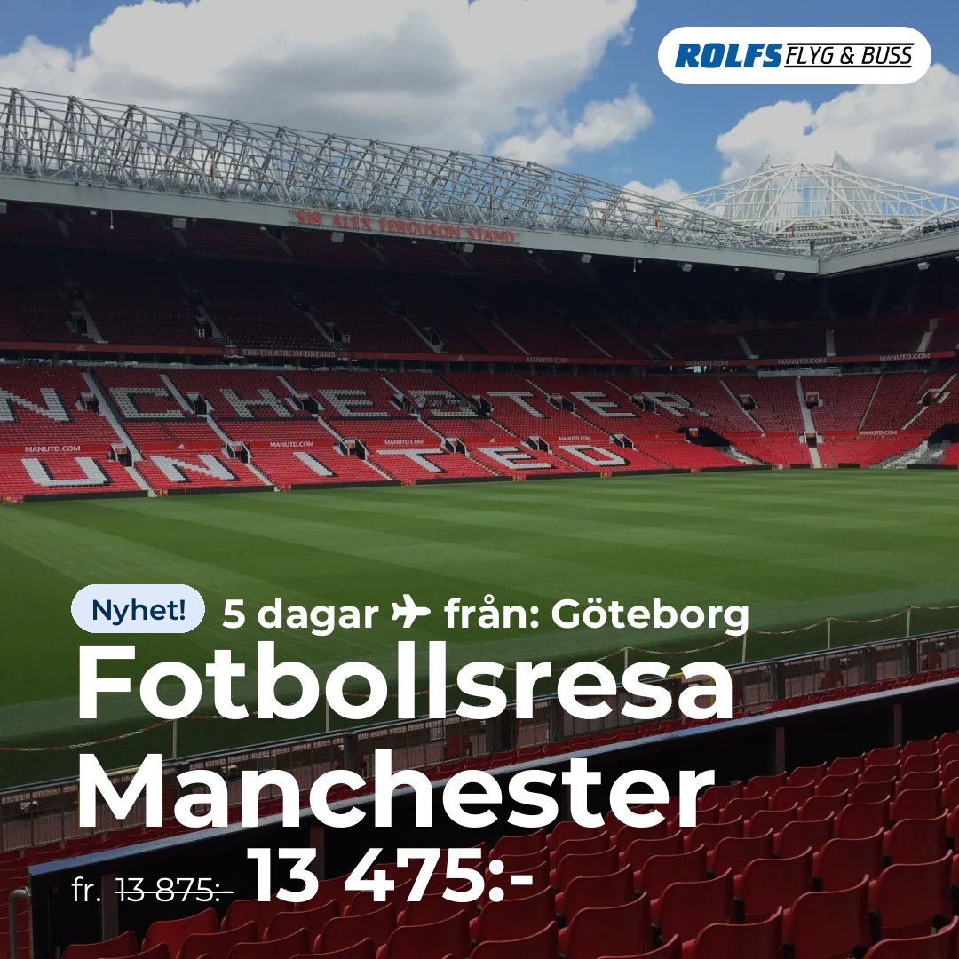 Fotbollsresa Manchester