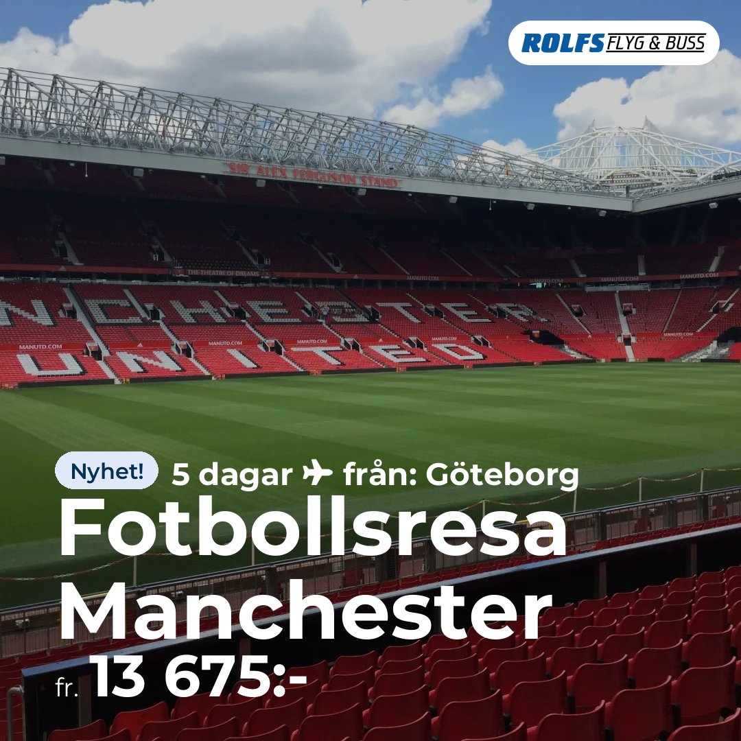 Fotbollsresa Manchester