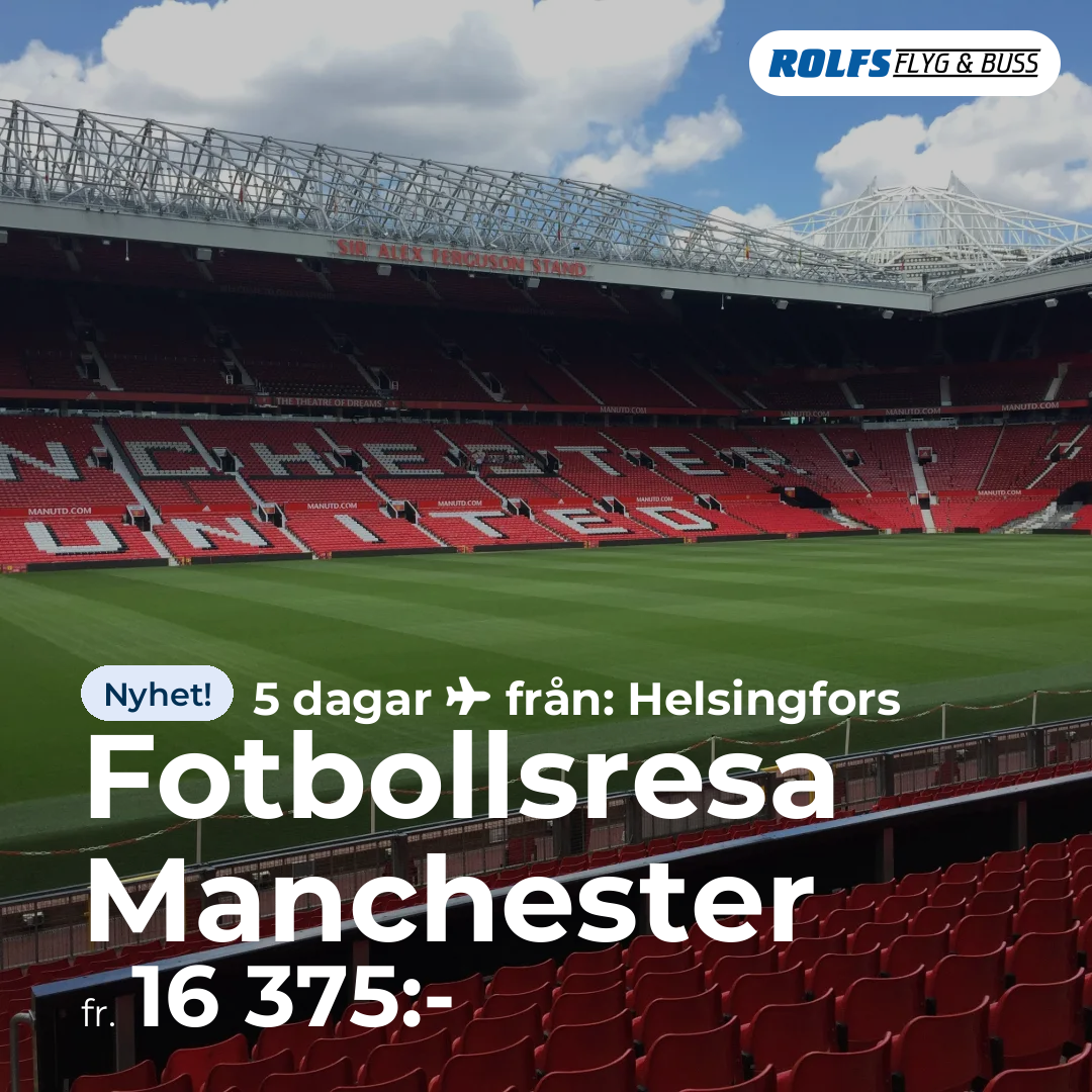 Fotbollsresa Manchester