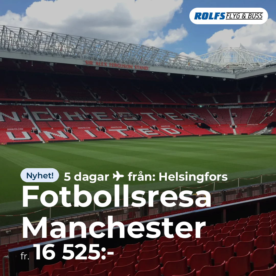 Fotbollsresa Manchester