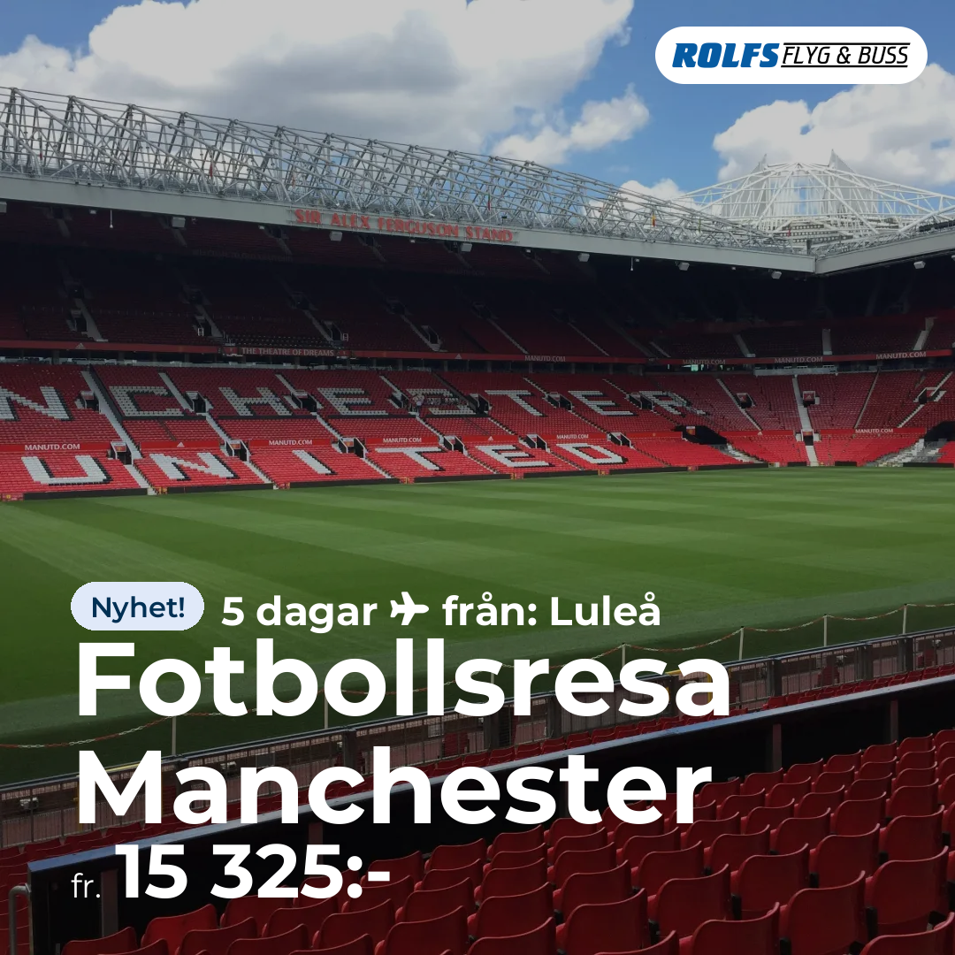 Fotbollsresa Manchester