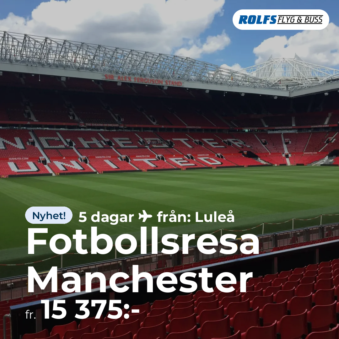 Fotbollsresa Manchester
