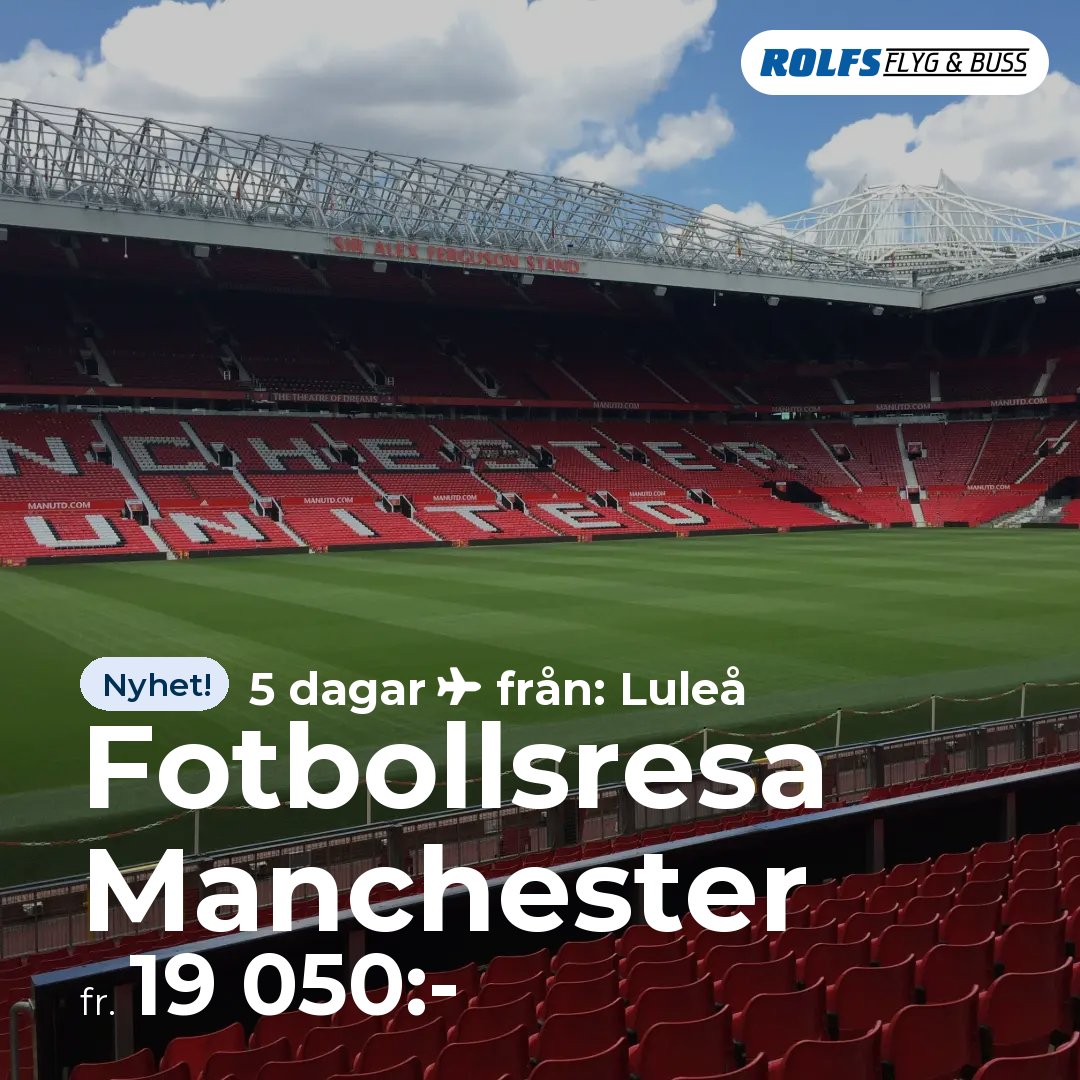 Fotbollsresa Manchester