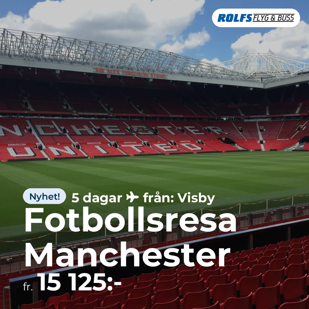 Fotbollsresa Manchester