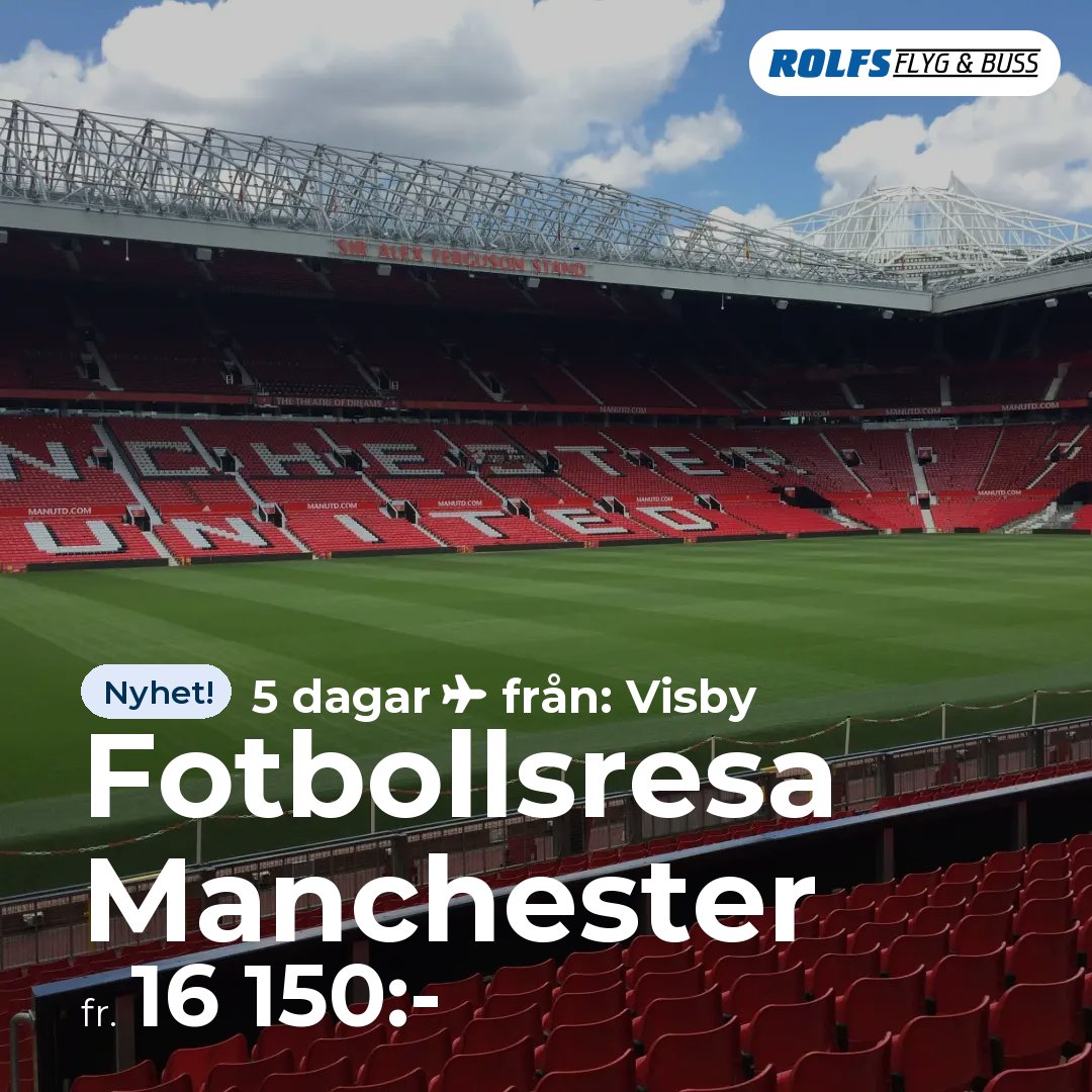 Fotbollsresa Manchester