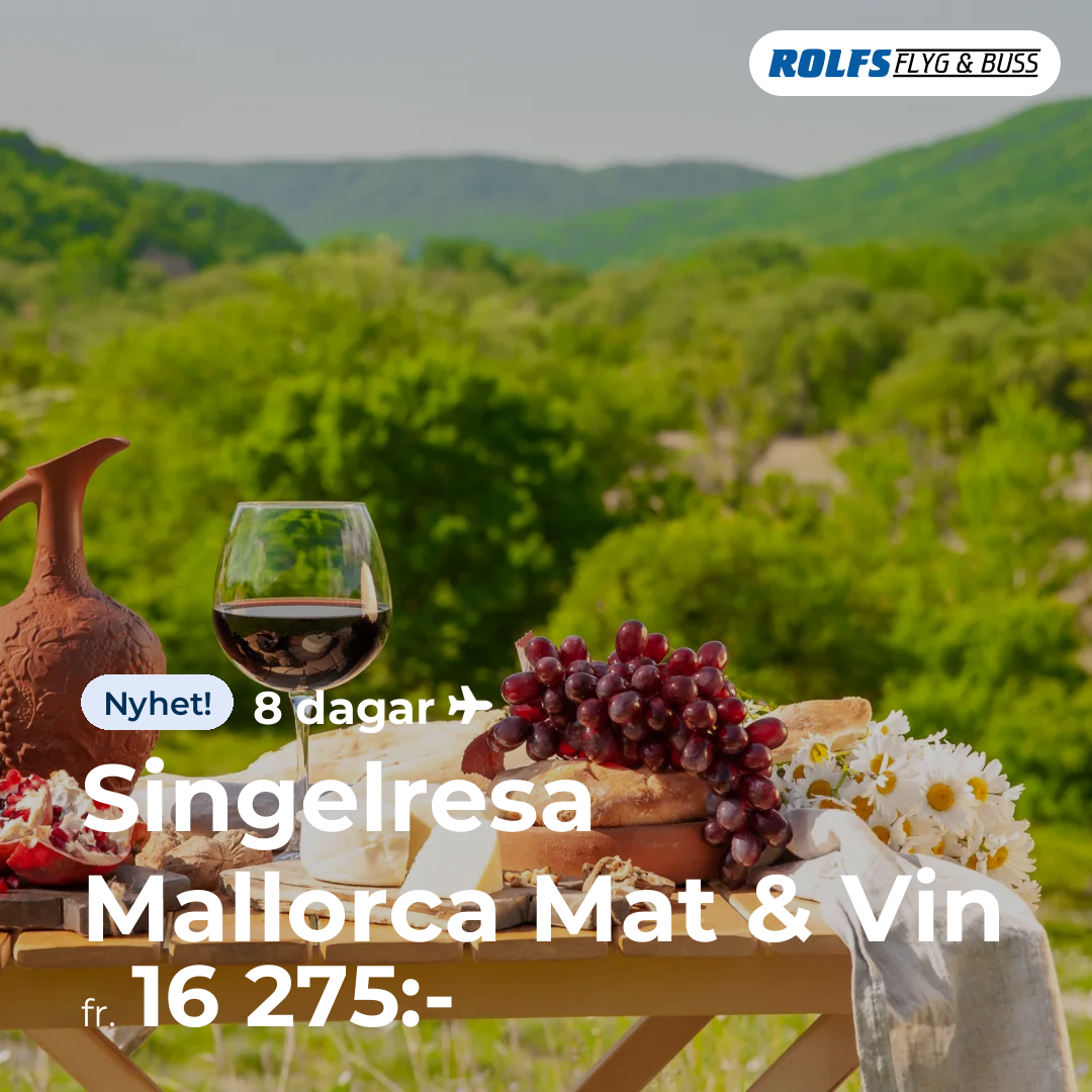 Singelresa Mallorca Mat & Vin