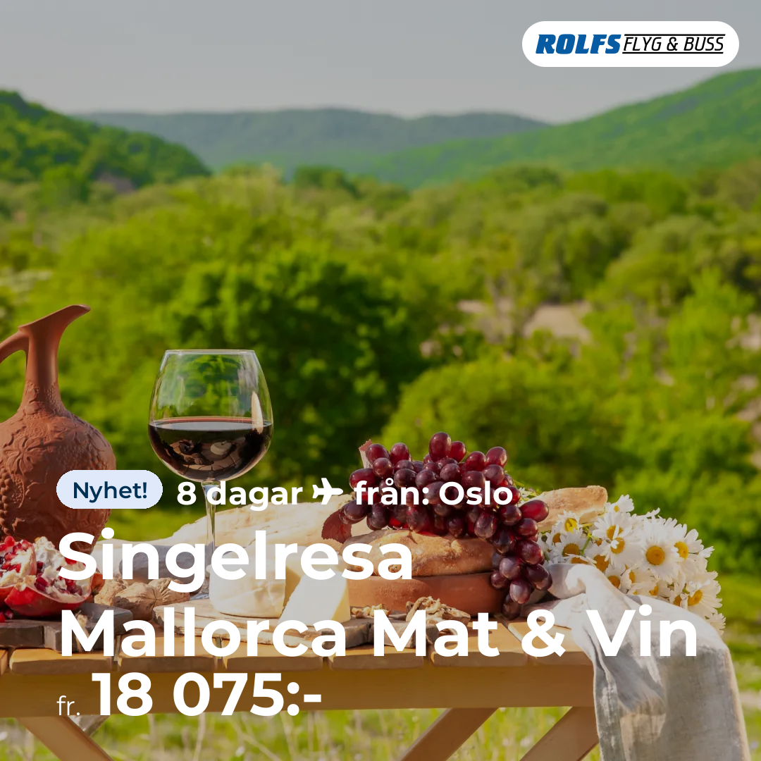 Singelresa Mallorca Mat & Vin