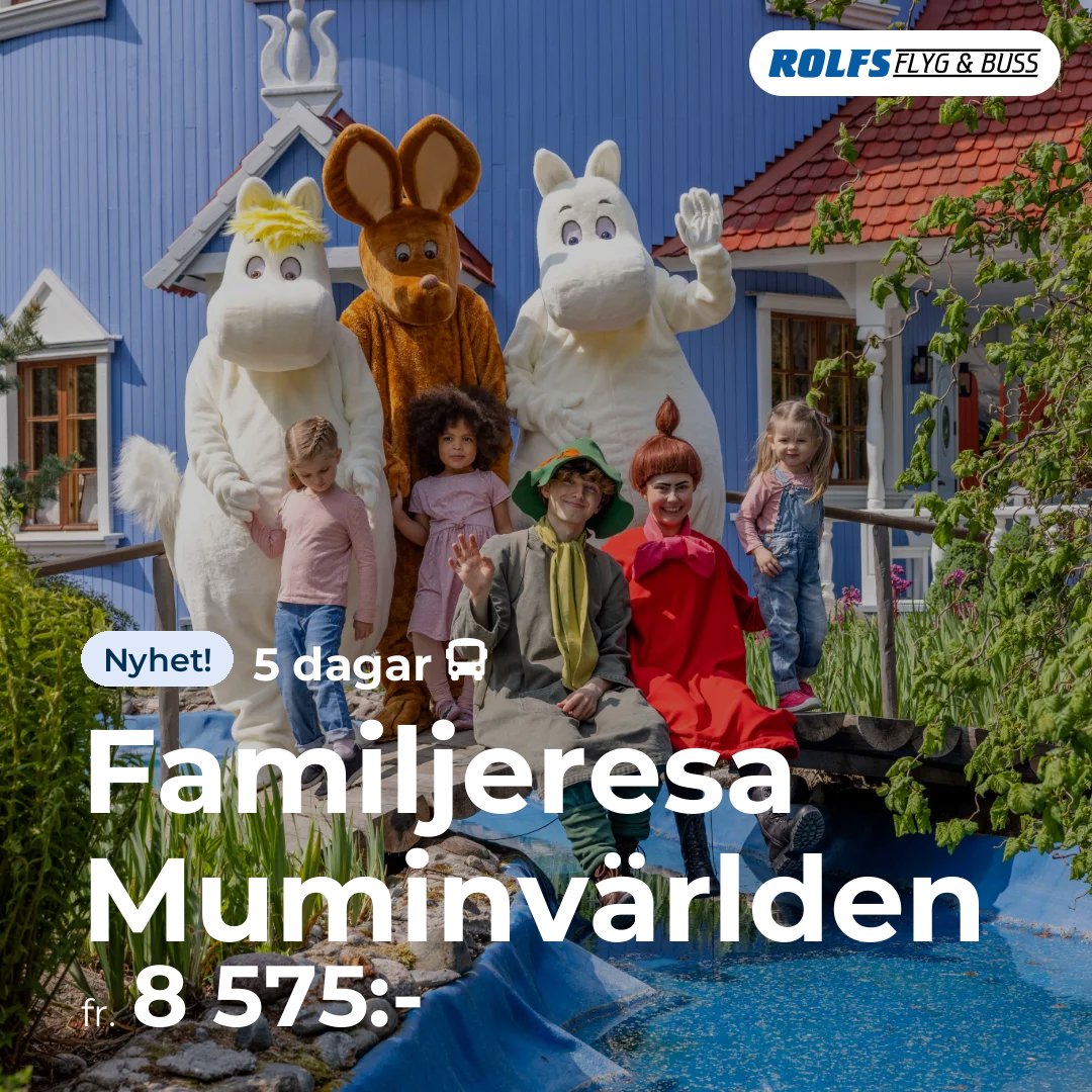 Familjeresa Muminvärlden