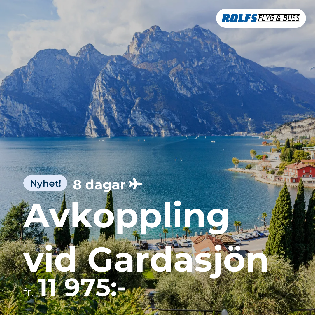 Avkoppling vid Gardasjön