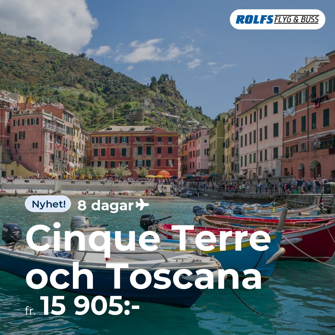 Cinque Terre och Toscana